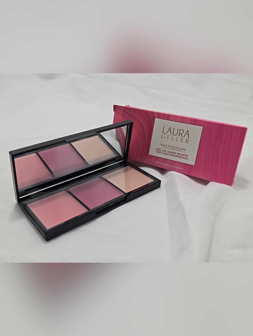 NWT Laura Geller Made To Multitask Eye Lip Cheek Beauty Palette Cosmetic